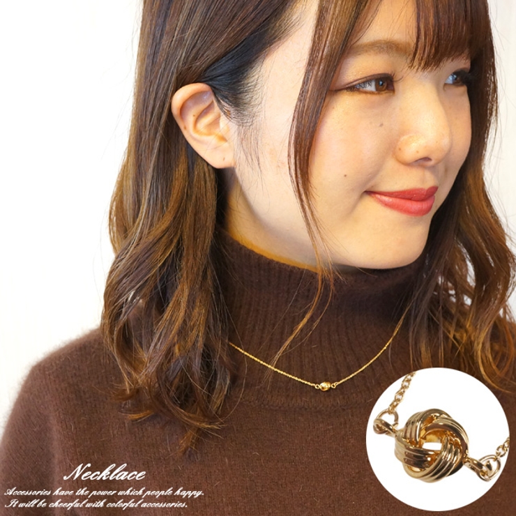 レディースネックレス チェーンネックレス 編み込み | YUKATANゆかたん | 詳細画像1 
