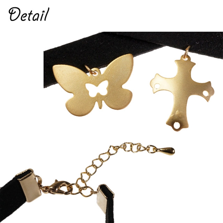 レディースネックレス チョーカーネックレス 蝶 | YUKATANゆかたん | 詳細画像3 