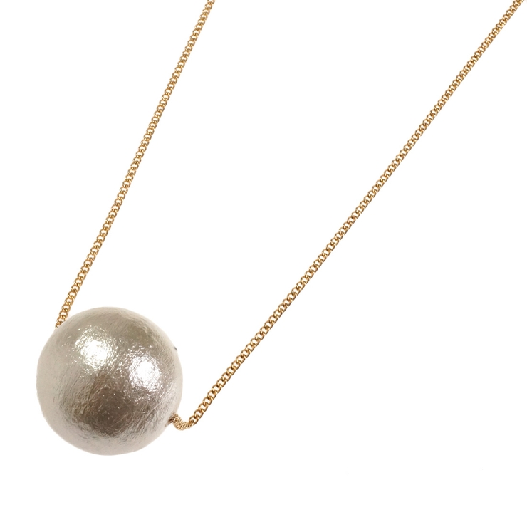 レディースネックレス チェーンネックレス コットンパール | YUKATANゆかたん | 詳細画像6 