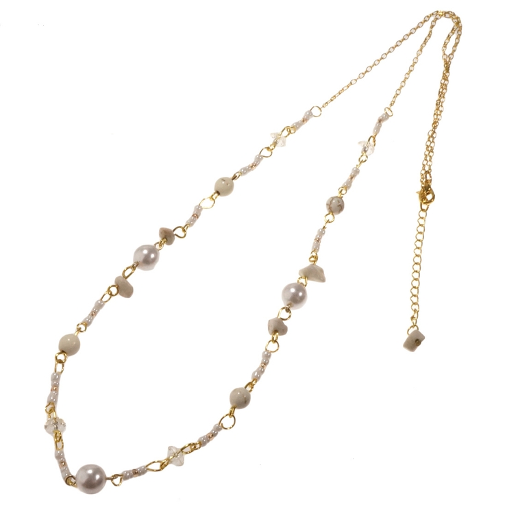 レディースネックレス ステーションタイプネックレス プラスチックパール | YUKATANゆかたん | 詳細画像6 