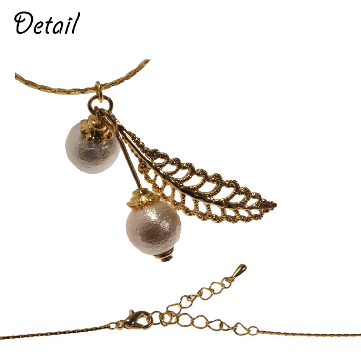 レディースネックレス チェーンネックレス コットンパール | YUKATANゆかたん | 詳細画像3 