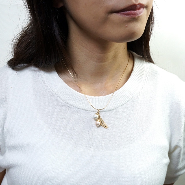 レディースネックレス チェーンネックレス コットンパール | YUKATANゆかたん | 詳細画像5 