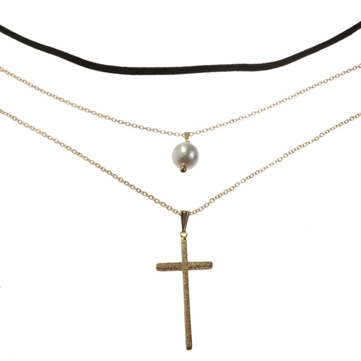 レディースネックレス トリプルチェーンネックレス 3連 | YUKATANゆかたん | 詳細画像2 