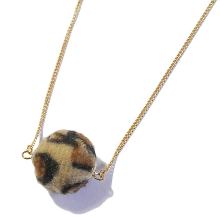ネックレス レオパード キヘイチェーン ヒョウ 豹 ボール エレガント | YUKATANゆかたん | 詳細画像3 