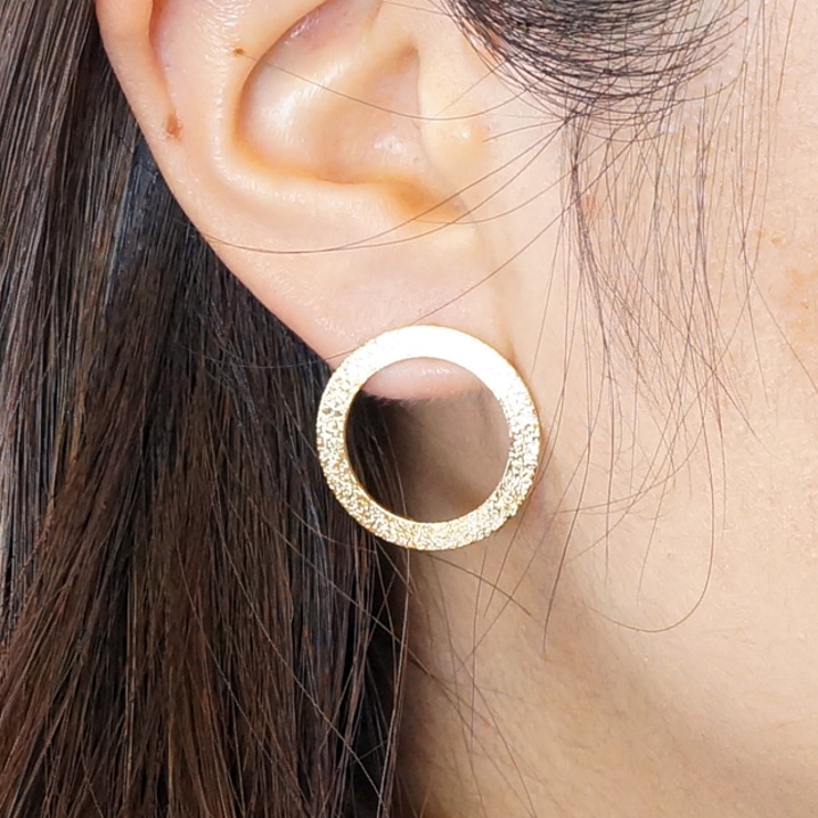 レディースピアス ラウンド 輪っか | YUKATANゆかたん | 詳細画像4 