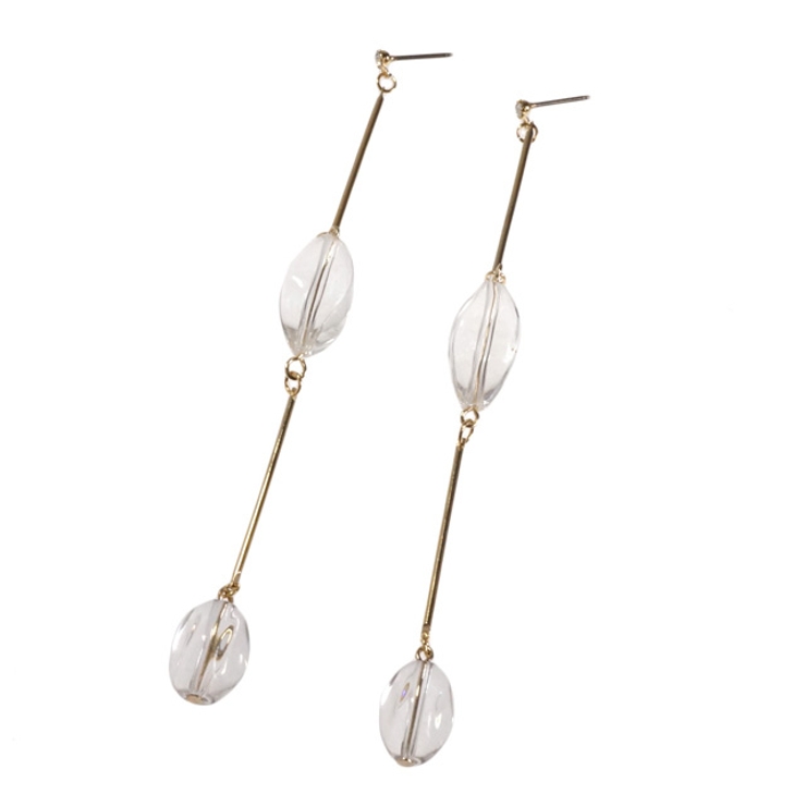 レディースピアス クリアビーズ 透明 | YUKATANゆかたん | 詳細画像2 