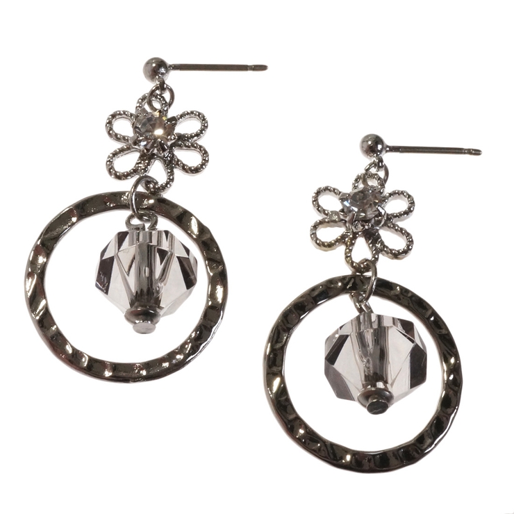 レディースピアス クリアビーズ 多面 | YUKATANゆかたん | 詳細画像7 