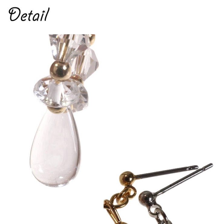 レディースピアス ドロップ 雫型 | YUKATANゆかたん | 詳細画像3 