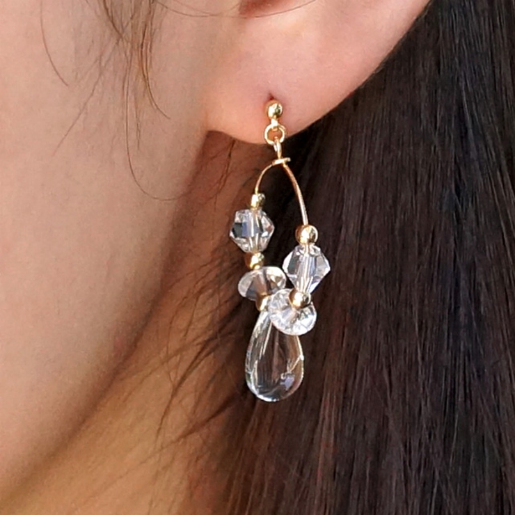 レディースピアス ドロップ 雫型 | YUKATANゆかたん | 詳細画像4 