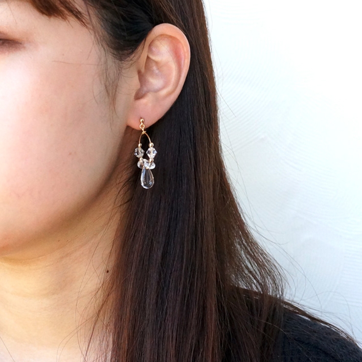 レディースピアス ドロップ 雫型 | YUKATANゆかたん | 詳細画像5 