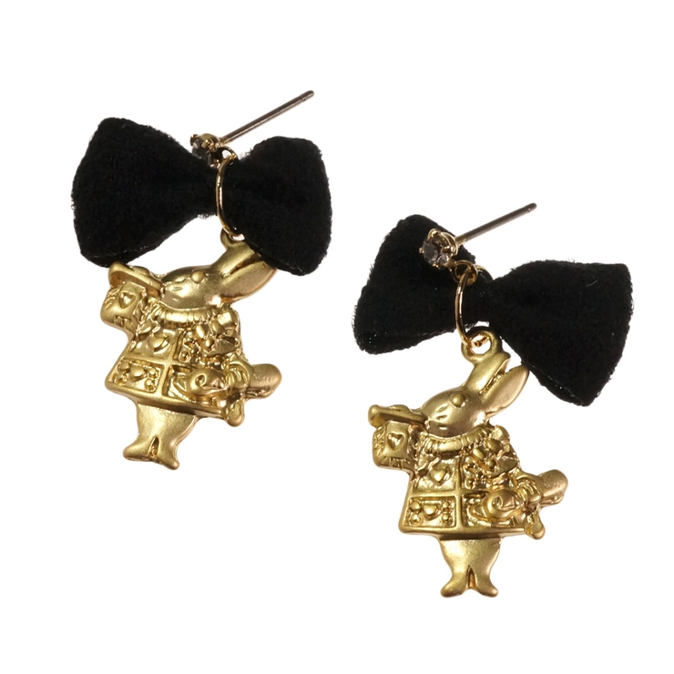 レディースピアス リボン ウサギ | YUKATANゆかたん | 詳細画像8 