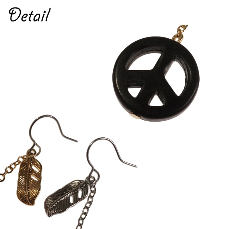 レディースピアス フェザー 羽根 | YUKATANゆかたん | 詳細画像3 