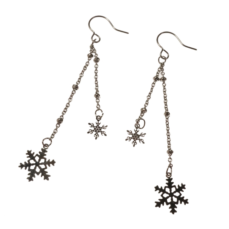 レディースピアス 雪の結晶 スノーフレーク | YUKATANゆかたん | 詳細画像7 