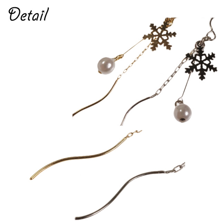 レディースピアス 雪の結晶 スノーフレーク | YUKATANゆかたん | 詳細画像3 