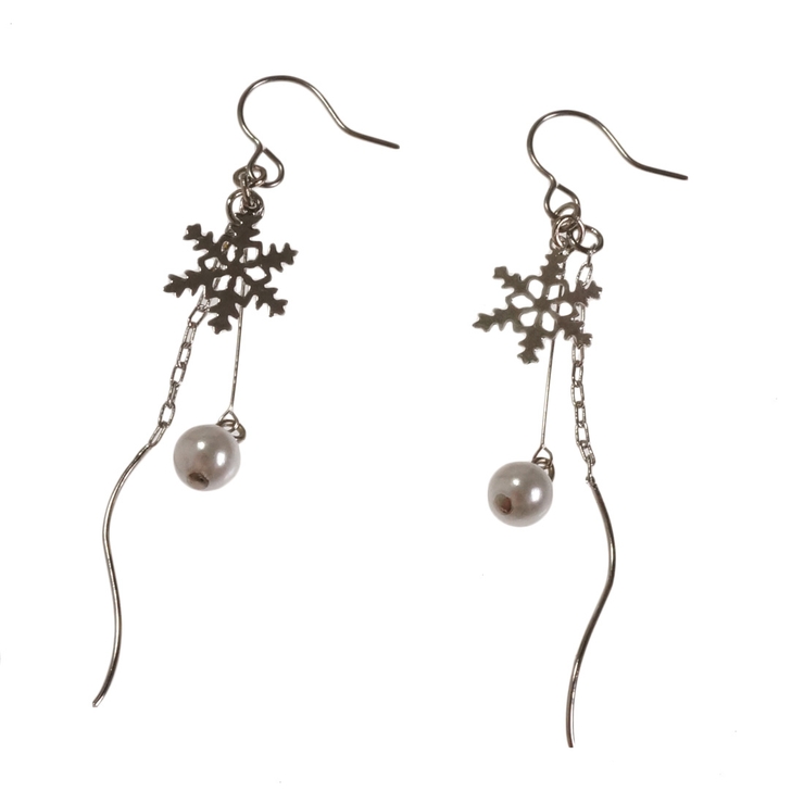 レディースピアス 雪の結晶 スノーフレーク | YUKATANゆかたん | 詳細画像7 