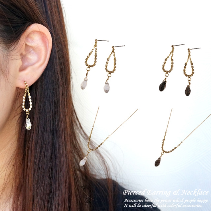 レディースピアス レディースネックレス ドロップ | YUKATANゆかたん | 詳細画像1 