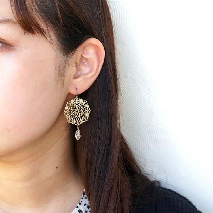 レディースピアス ドロップ 雫型 | YUKATANゆかたん | 詳細画像5 