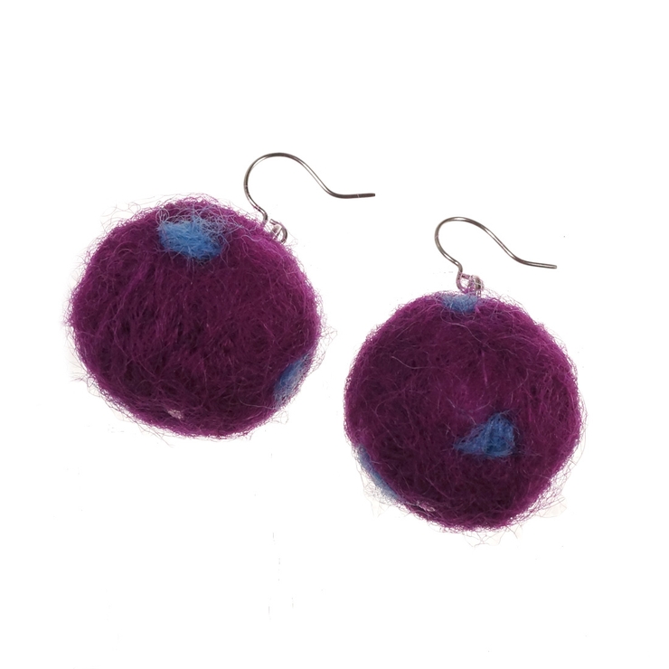 レディースピアス 毛玉 水玉模様 | YUKATANゆかたん | 詳細画像8 