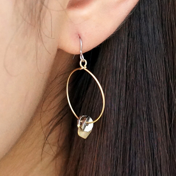 レディースピアス ハート 放射模様 | YUKATANゆかたん | 詳細画像4 