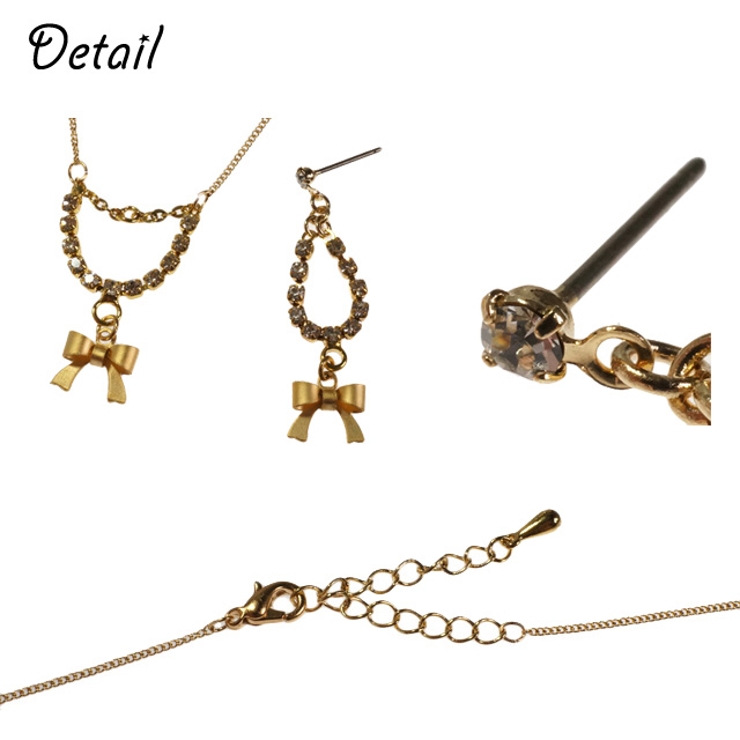 レディースピアス レディースネックレス リボン | YUKATANゆかたん | 詳細画像3 