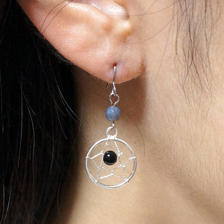 レディースピアス ドリームキャッチャー お守り | YUKATANゆかたん | 詳細画像4 