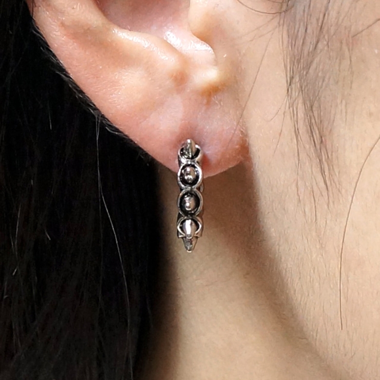 スタッドピアス パンクロック トゲトゲ[品番：YUKA0008026