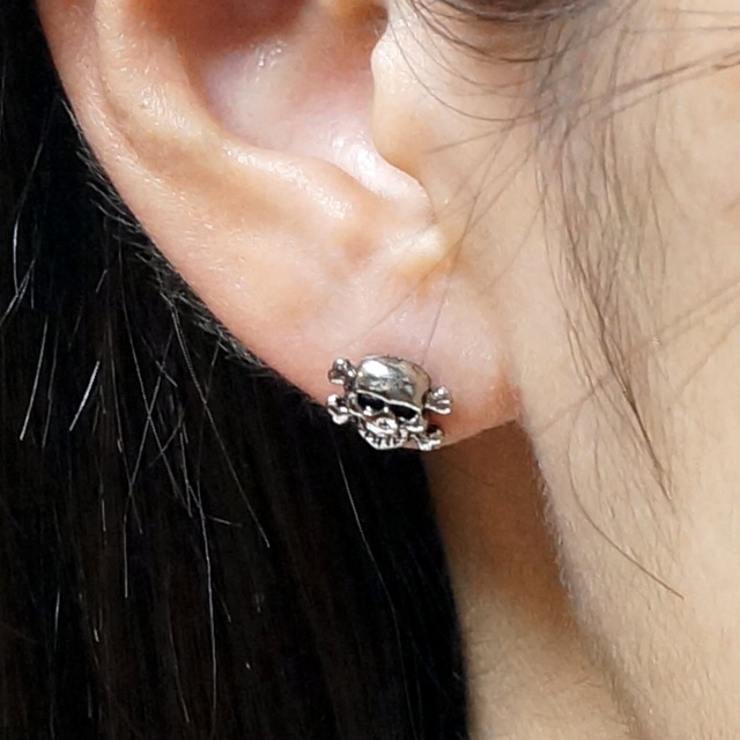 スタッドピアス パンクロック スカル | YUKATANゆかたん | 詳細画像4 