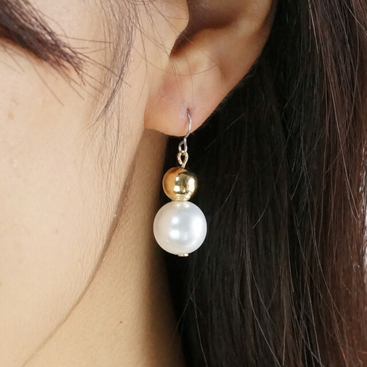 レディースピアス プラスチックパール 人工真珠 | YUKATANゆかたん | 詳細画像4 