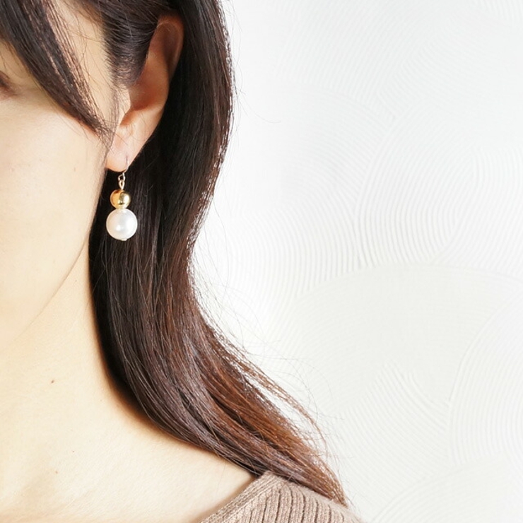 レディースピアス プラスチックパール 人工真珠 | YUKATANゆかたん | 詳細画像5 