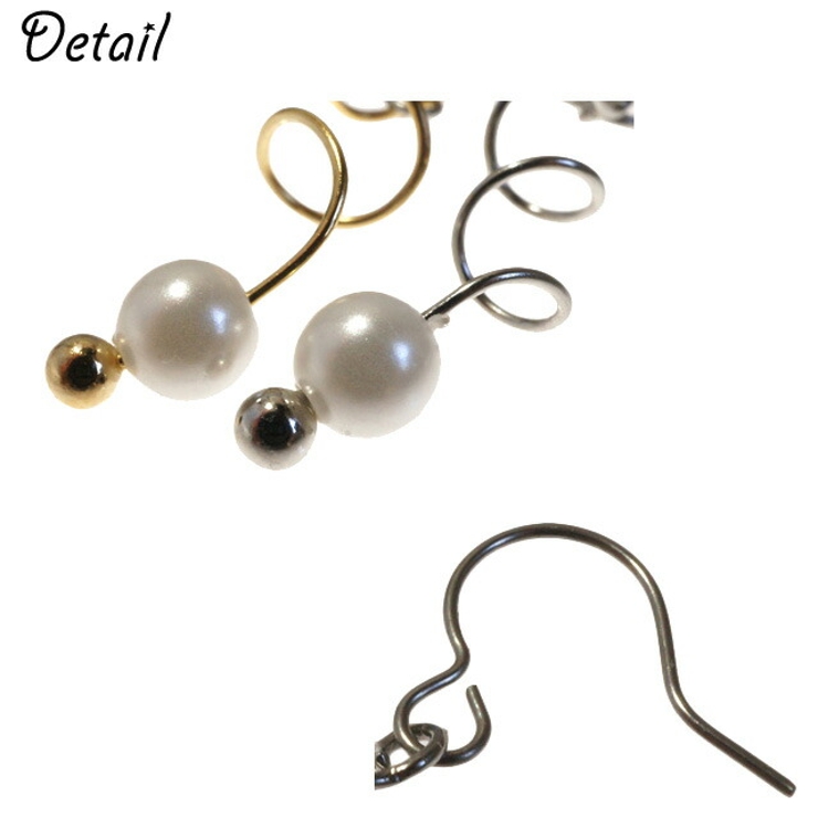 レディースピアス プラスチックパール 人工真珠 | YUKATANゆかたん | 詳細画像3 