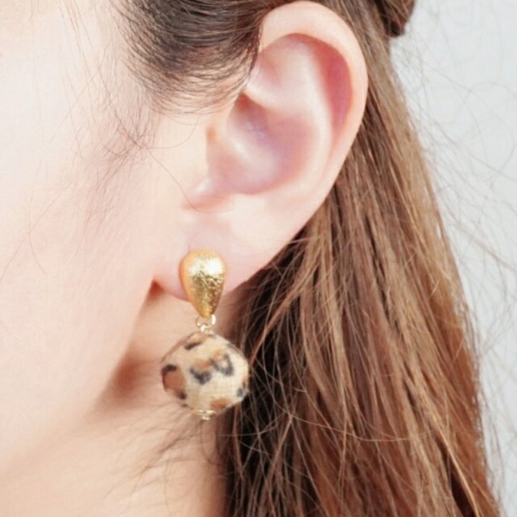 ピアス ヒョウ柄 レオパード | YUKATANゆかたん | 詳細画像7 