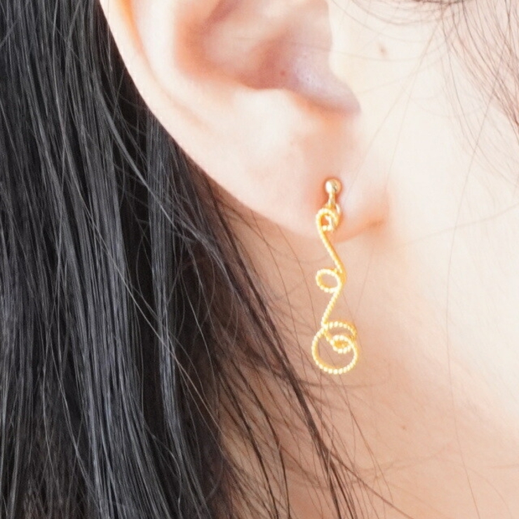 ピアス 蔦 うずまき | YUKATANゆかたん | 詳細画像7 