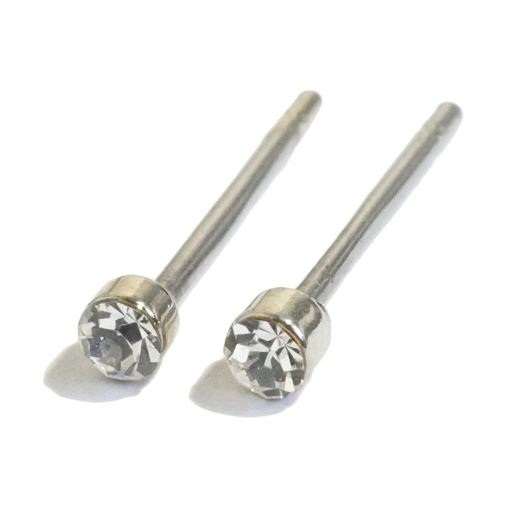 ピアス スワロフスキー 極小 小さい プチ チタンポスト 小粒 スタッドピアス | YUKATANゆかたん | 詳細画像9 