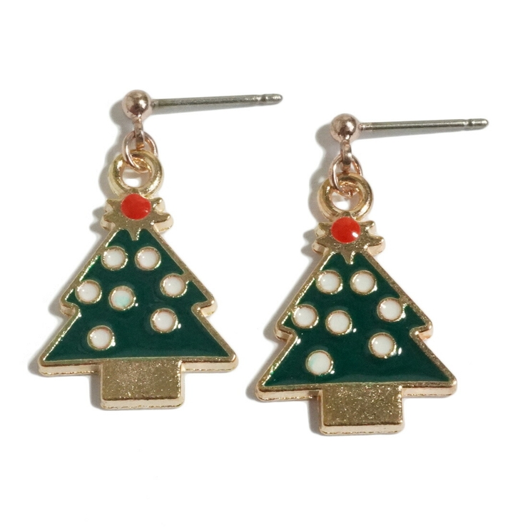 ピアス クリスマスツリー 雪だるま | YUKATANゆかたん | 詳細画像9 