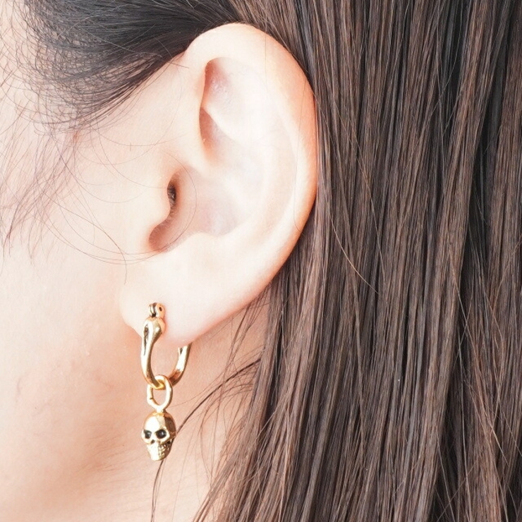 ピアス 骸骨 スカル[品番：YUKA0008481]｜YUKATANゆかたん（ユカタン