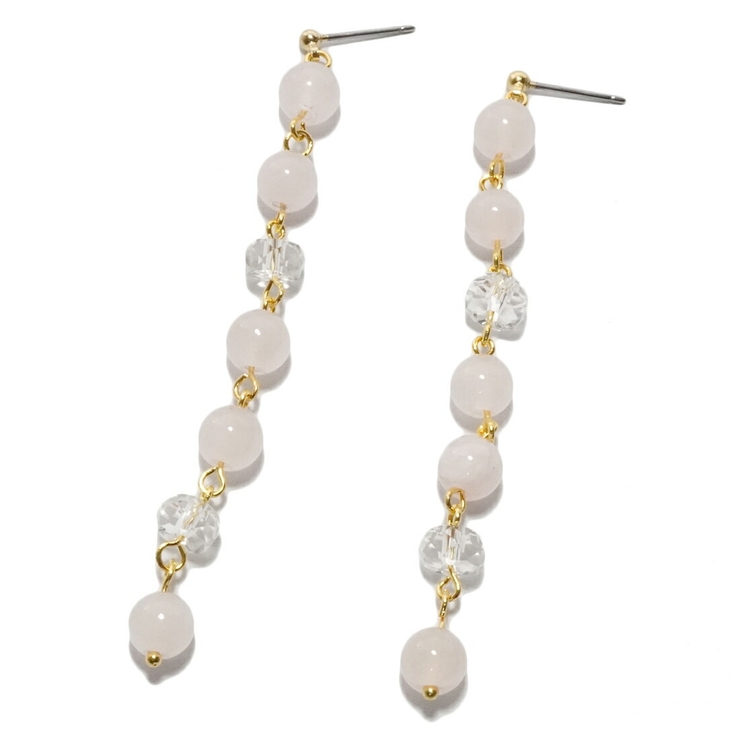 ピアス イヤリング ローズクォーツ | YUKATANゆかたん | 詳細画像9 