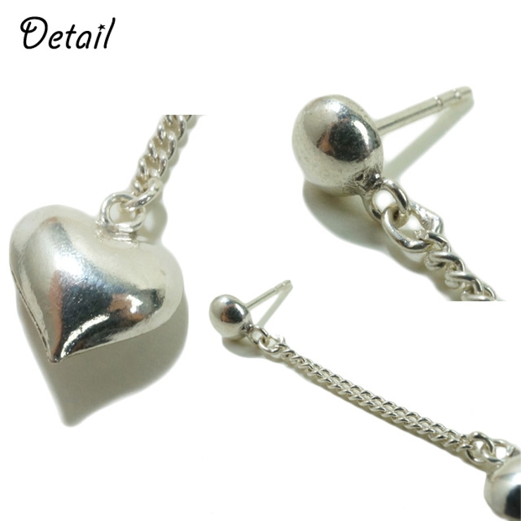 全ての シルバーピアス ハート チェーン[品番：YUKA0006495]｜YUKATAN アクセサリー