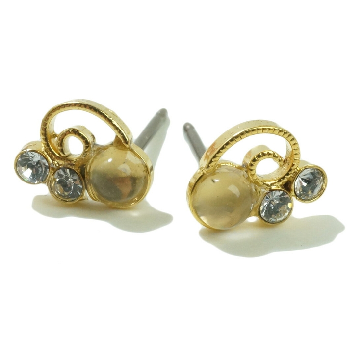 レディースピアス 天然石 アゲート | YUKATANゆかたん | 詳細画像6 