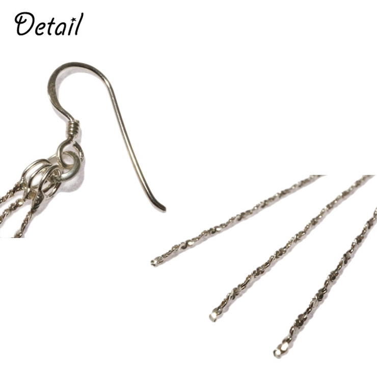 シルバーピアス レディースピアス フックピアス | YUKATANゆかたん | 詳細画像3 