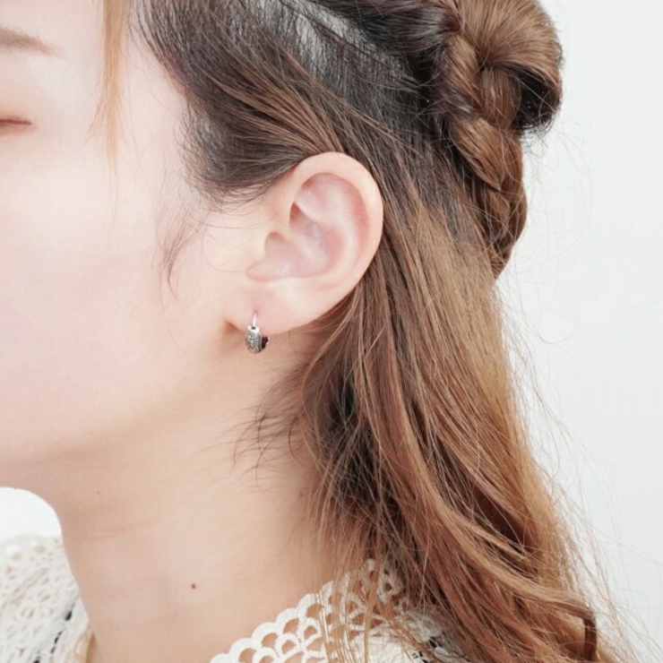 シルバーピアス フープピアス サソリ | YUKATANゆかたん | 詳細画像6 