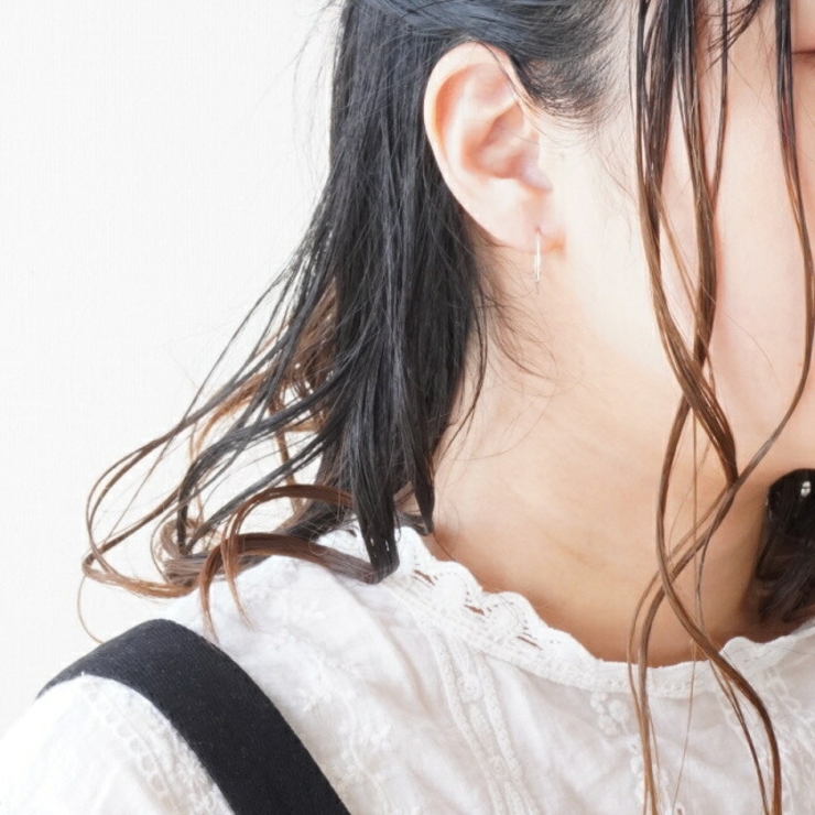 シルバーピアス シルバー線 シンプル | YUKATANゆかたん | 詳細画像6 