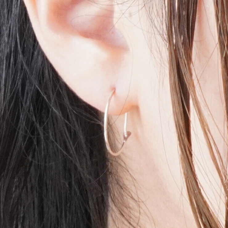 シルバーピアス シルバー線 シンプル | YUKATANゆかたん | 詳細画像7 