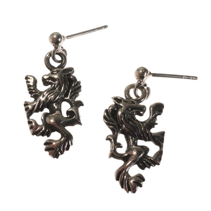 シルバーピアス 紋章 獅子 | YUKATANゆかたん | 詳細画像2 