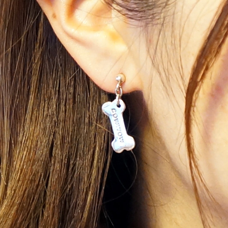 シルバーピアス 骨 ボーン | YUKATANゆかたん | 詳細画像4 