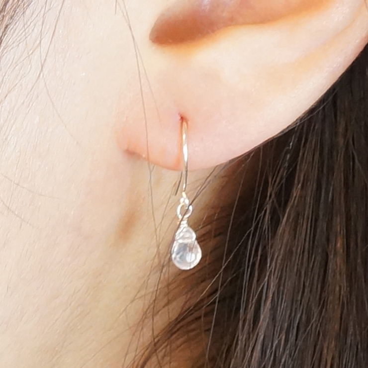 シルバーピアス フックピアス ドロップ[品番：YUKA0007856