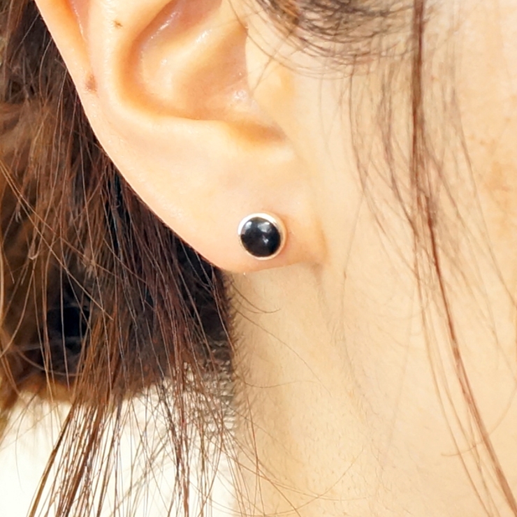 シルバーピアス ラウンド まる[品番：YUKA0007208]｜YUKATAN