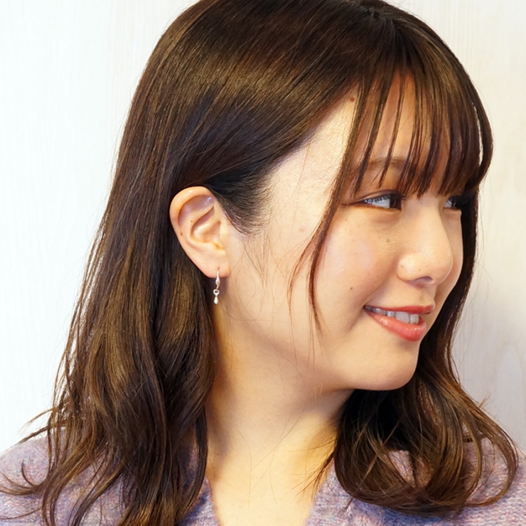 シルバーピアス ドロップ しずく型 | YUKATANゆかたん | 詳細画像5 