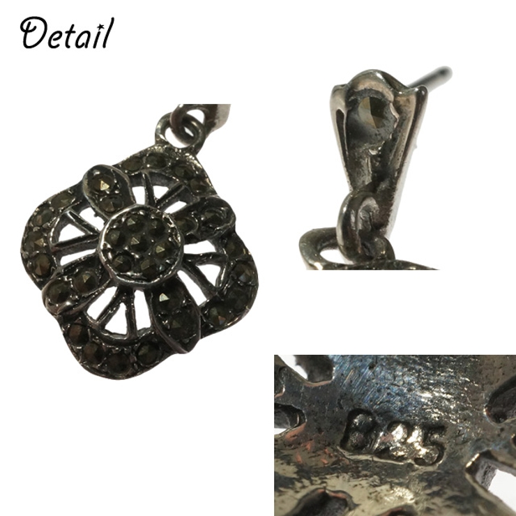 シルバーピアス 天然石 マーカサイト | YUKATANゆかたん | 詳細画像3 