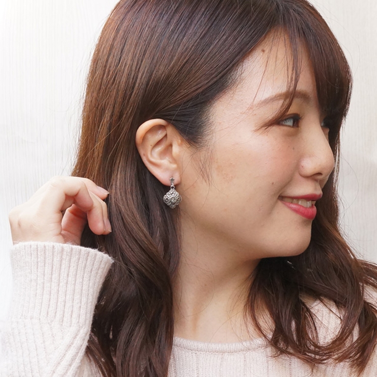 シルバーピアス 天然石 マーカサイト | YUKATANゆかたん | 詳細画像5 