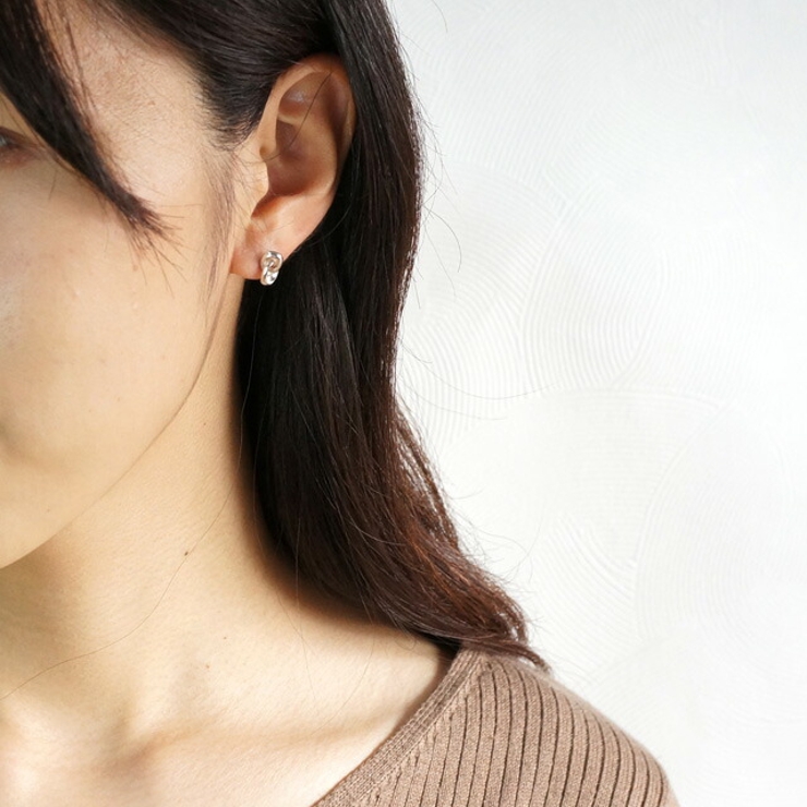 シルバーピアス スタッドピアス 輪っか | YUKATANゆかたん | 詳細画像5 